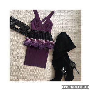 2b Bebe City Girl’s Night Out Sexy Mini Dress